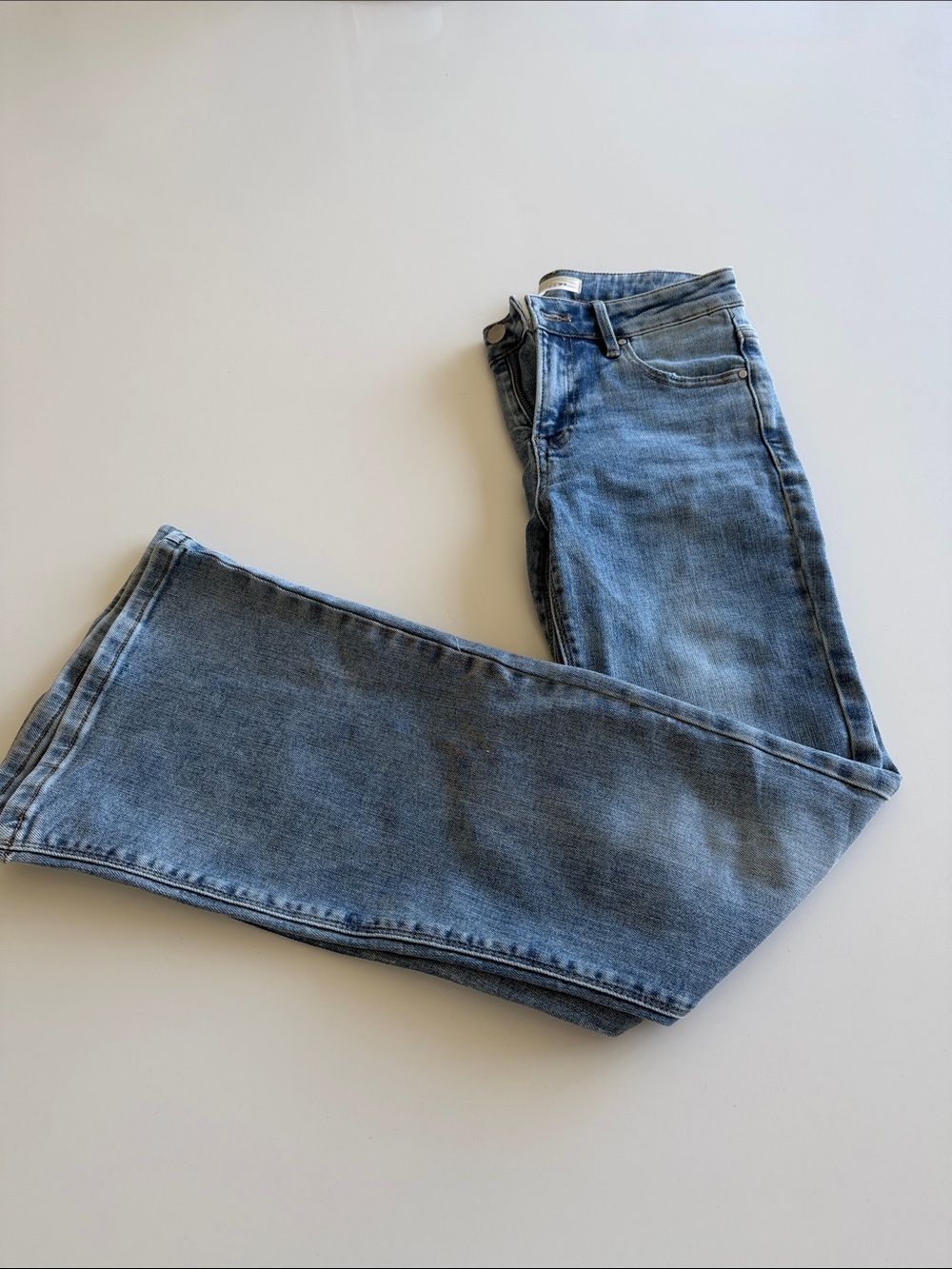 Women’s Light Blue Boot Cut Jeans - Classic Everyday Fit